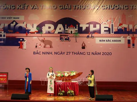 Tổng kết và trao thưởng Chương trình 'Thiếu nhi Việt Nam vươn ra thế giới'