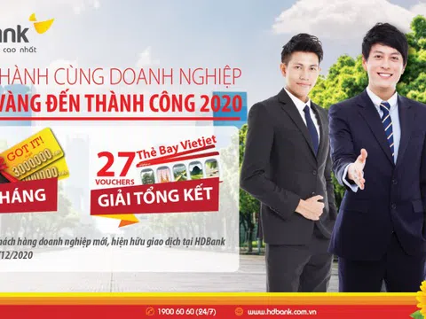 HDBank dành hơn 1,2 tỷ đồng tri ân khách hàng doanh nghiệp