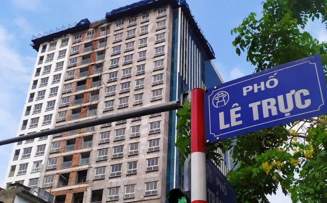 Xử lý vi phạm 8B Lê Trực: Hà Nội cho phép giữ lại một số hạng mục vượt giấy phép